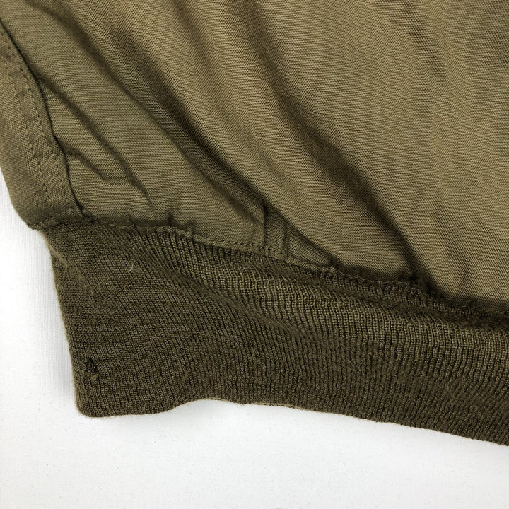 Genuine US military issue CVC Nomex tanker jacket, padded, military style, men's size L equivalent, vintage. unclear Khaki type Vintage Second Hand