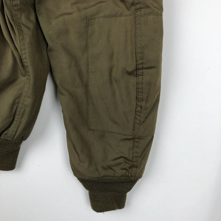 Genuine US military issue CVC Nomex tanker jacket, padded, military style, men's size L equivalent, vintage. unclear Khaki type Vintage Second Hand