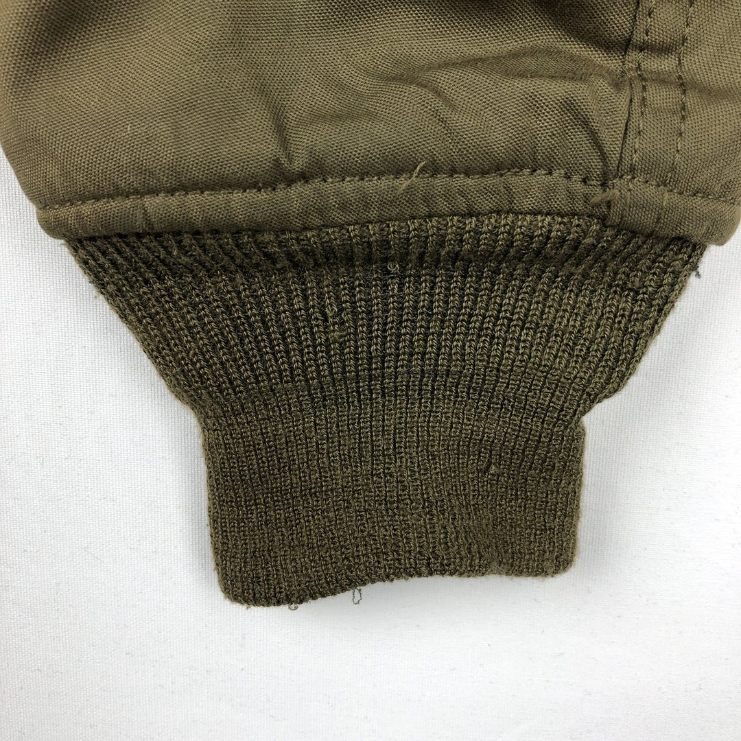 Genuine US military issue CVC Nomex tanker jacket, padded, military style, men's size L equivalent, vintage. unclear Khaki type Vintage Second Hand
