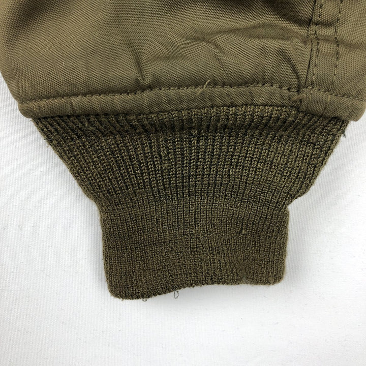 Genuine US military issue CVC Nomex tanker jacket, padded, military style, men's size L equivalent, vintage. unclear Khaki type Vintage Second Hand