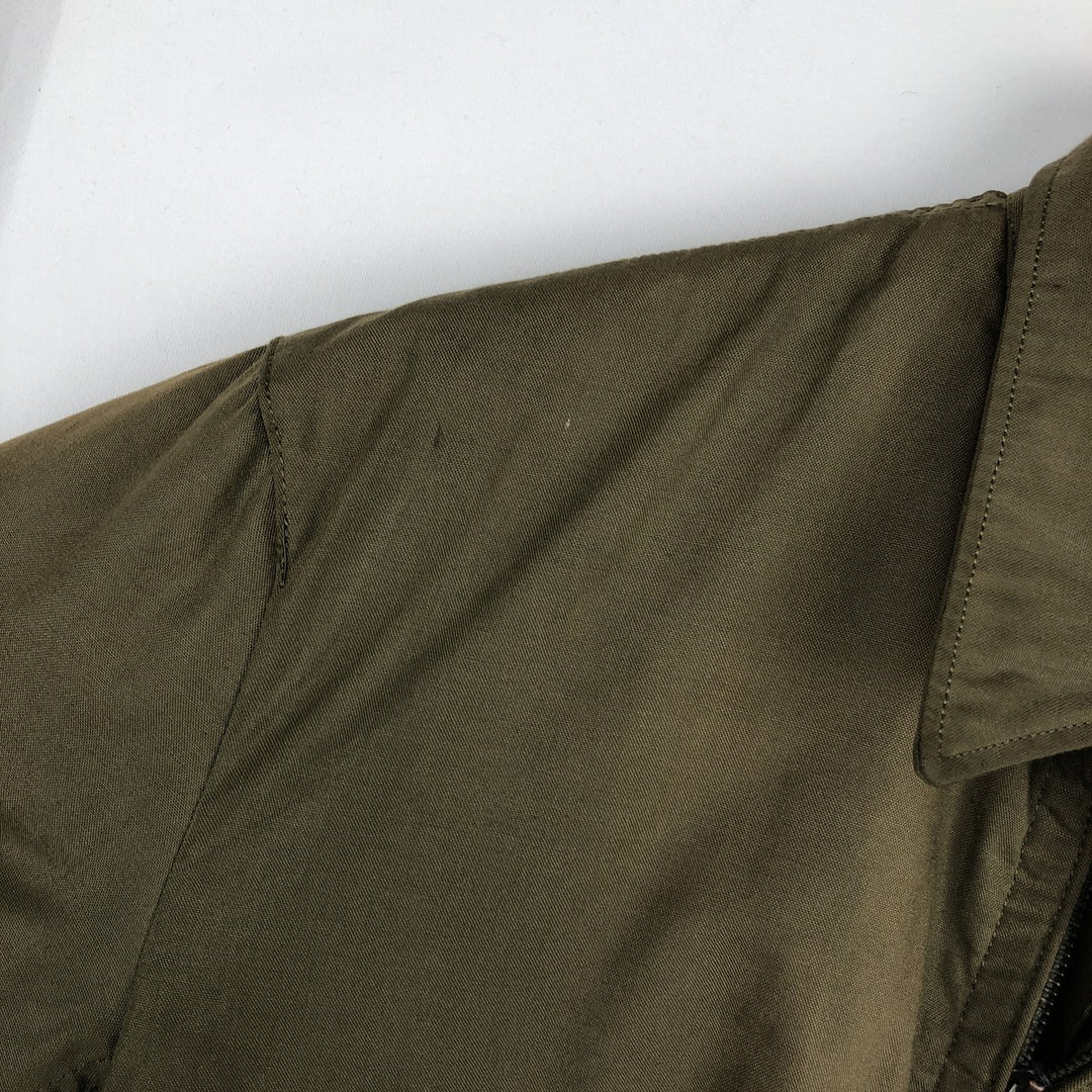 Genuine US military issue CVC Nomex tanker jacket, padded, military style, men's size L equivalent, vintage. unclear Khaki type Vintage Second Hand