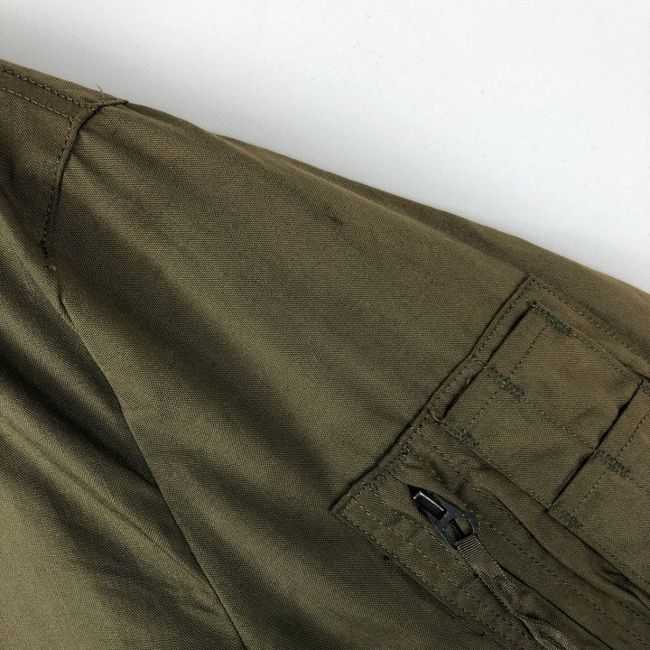 Genuine US military issue CVC Nomex tanker jacket, padded, military style, men's size L equivalent, vintage. unclear Khaki type Vintage Second Hand