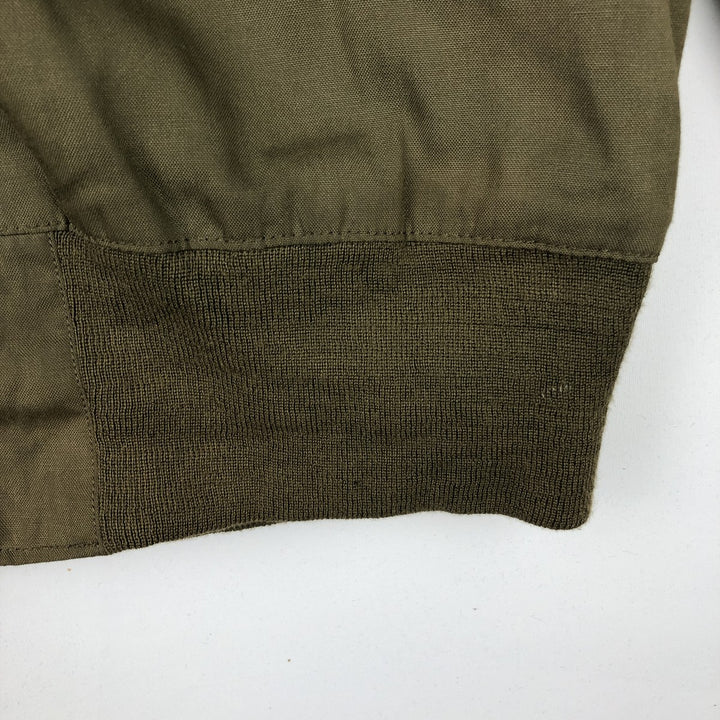 Genuine US military issue CVC Nomex tanker jacket, padded, military style, men's size L equivalent, vintage. unclear Khaki type Vintage Second Hand
