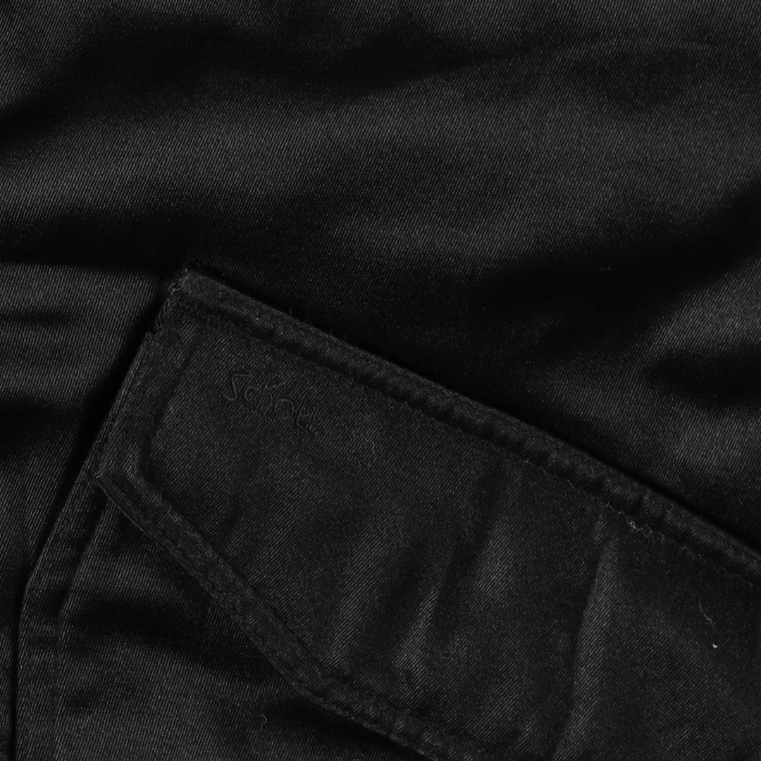 Civilian Schott CWU-R padded military flight jacket, men's size XL Nylon black type Vintage Second Hand