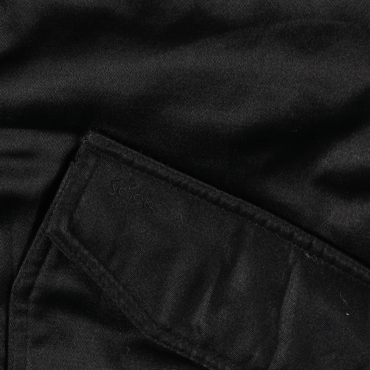 Civilian Schott CWU-R padded military flight jacket, men's size XL Nylon black type Vintage Second Hand