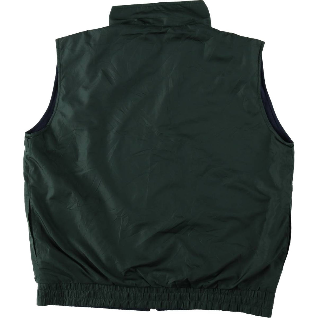 Ralph Lauren POLO GOLF Reversible Fleece Vest, Men's Size XL (approx.) polyester green type Vintage Second Hand