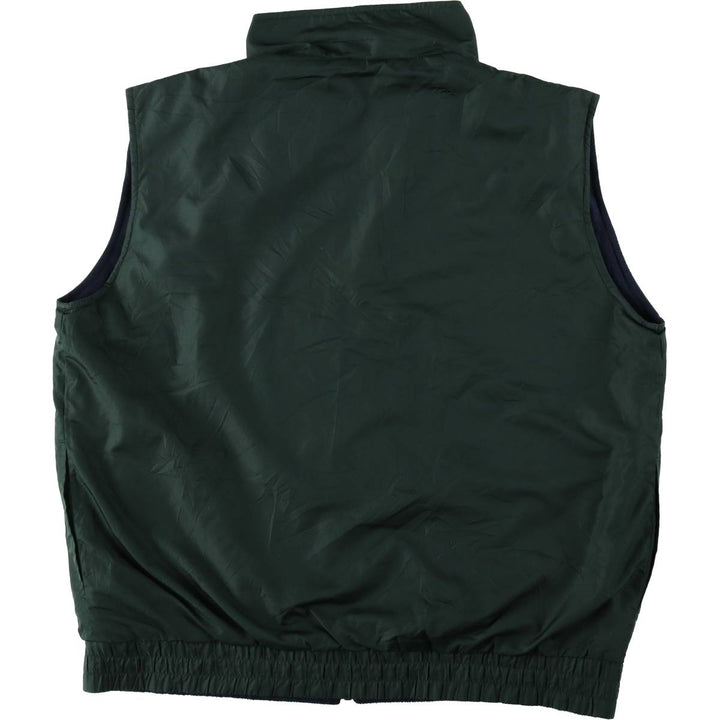 Ralph Lauren POLO GOLF Reversible Fleece Vest, Men's Size XL (approx.) polyester green type Vintage Second Hand