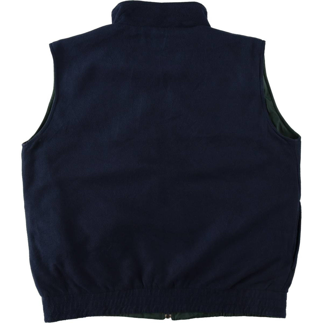 Ralph Lauren POLO GOLF Reversible Fleece Vest, Men's Size XL (approx.) polyester green type Vintage Second Hand