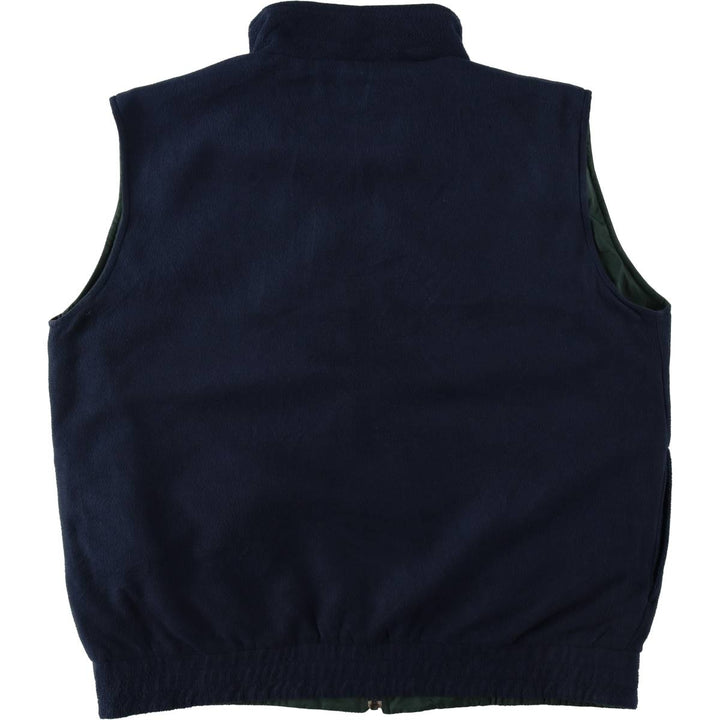 Ralph Lauren POLO GOLF Reversible Fleece Vest, Men's Size XL (approx.) polyester green type Vintage Second Hand