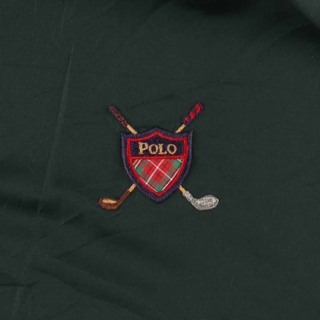 Ralph Lauren POLO GOLF Reversible Fleece Vest, Men's Size XL (approx.) polyester green type Vintage Second Hand