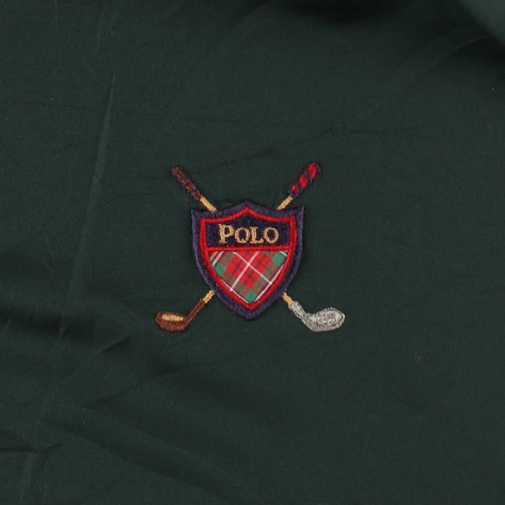 Ralph Lauren POLO GOLF Reversible Fleece Vest, Men's Size XL (approx.) polyester green type Vintage Second Hand