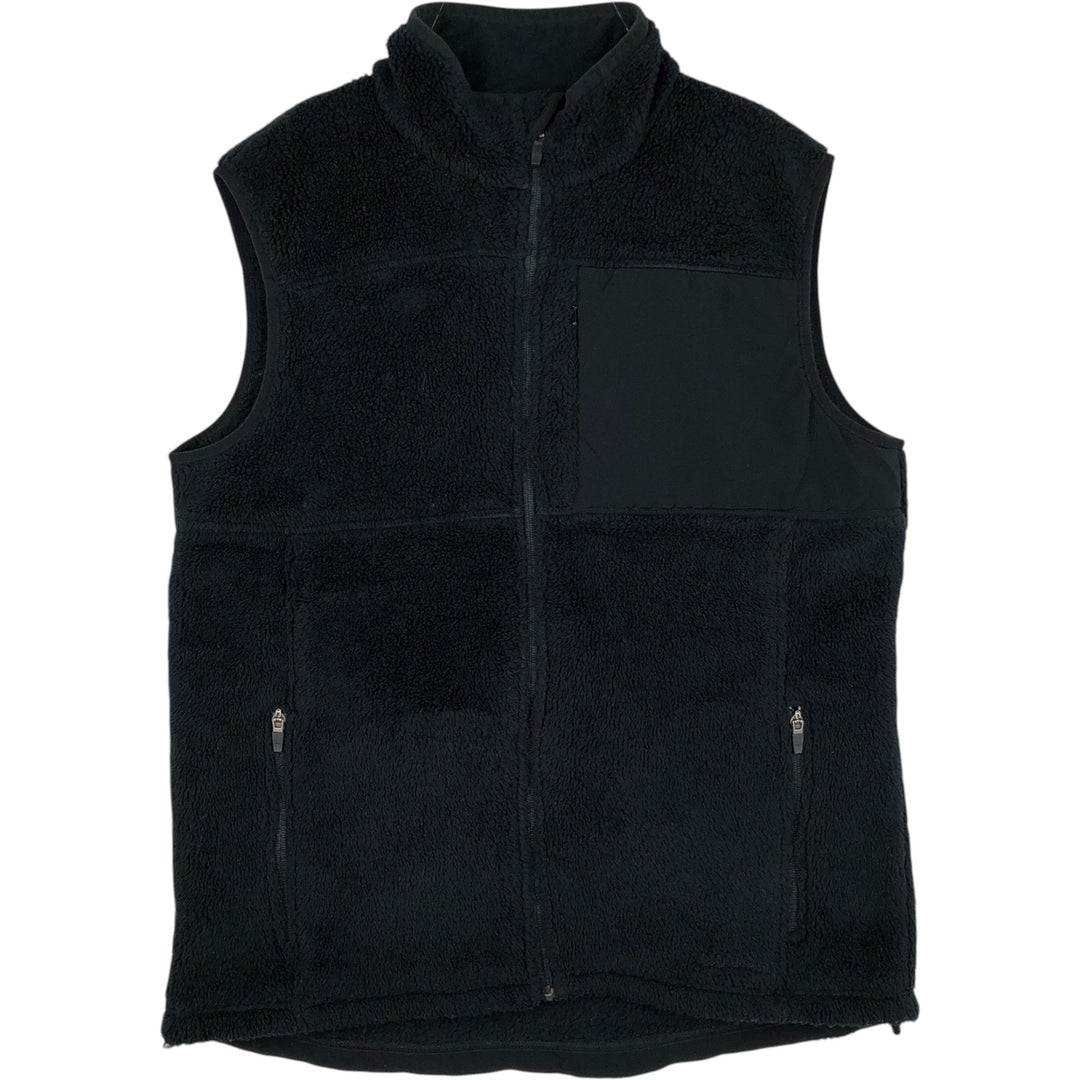 90s-00'S LLBean Fleece Vest, Men's Size L (approx.), Vintage polyester black type Vintage Second Hand
