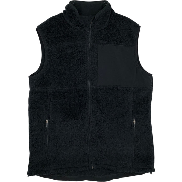 90s-00'S LLBean Fleece Vest, Men's Size L (approx.), Vintage polyester black type Vintage Second Hand