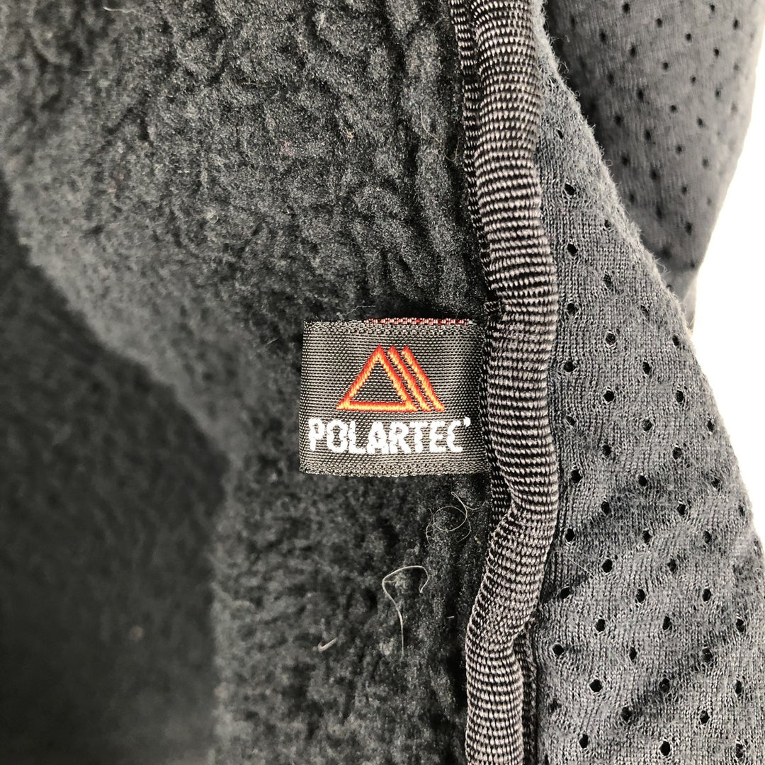 90s-00'S LLBean Fleece Vest, Men's Size L (approx.), Vintage polyester black type Vintage Second Hand