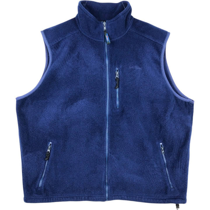 Vintage LLBean fleece vest from the 1990s, men's size XL. unclear navy blue type Vintage Second Hand