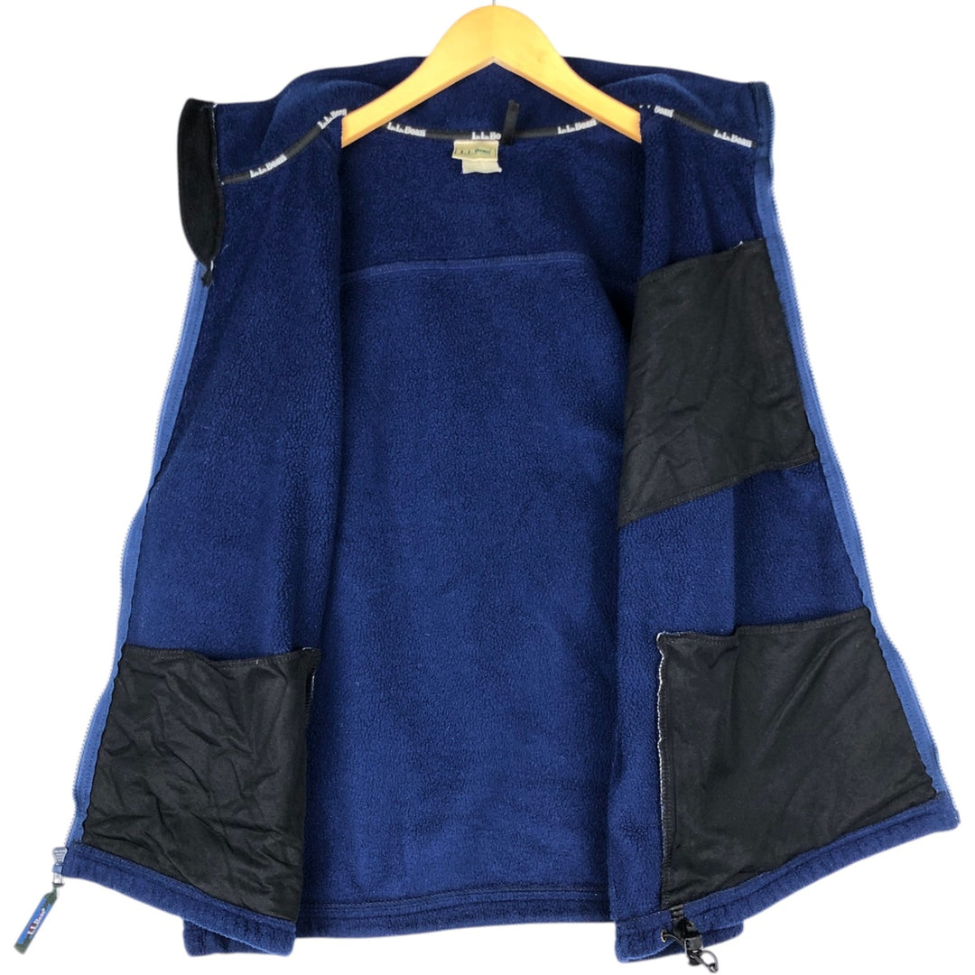 Vintage LLBean fleece vest from the 1990s, men's size XL. unclear navy blue type Vintage Second Hand