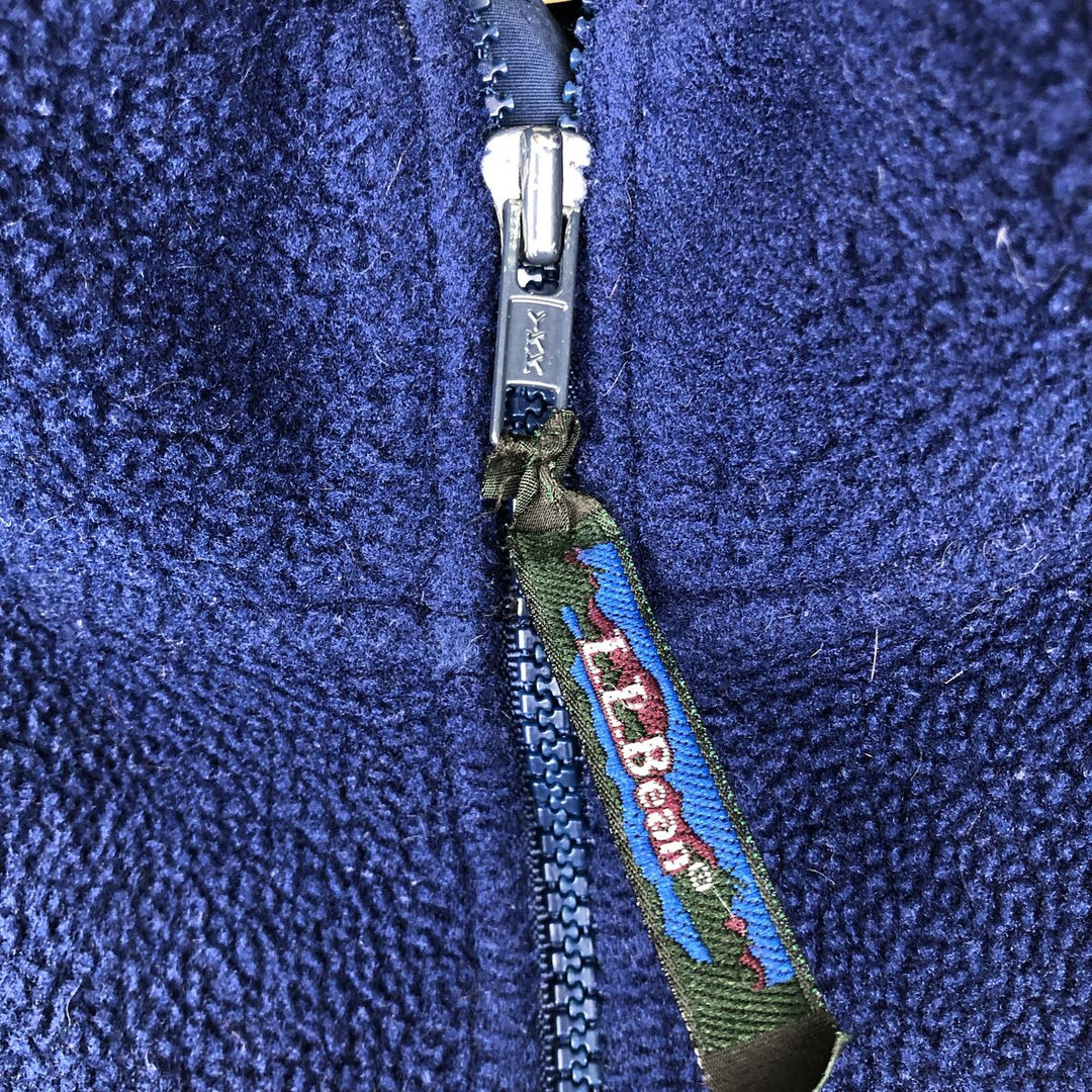 Vintage LLBean fleece vest from the 1990s, men's size XL. unclear navy blue type Vintage Second Hand