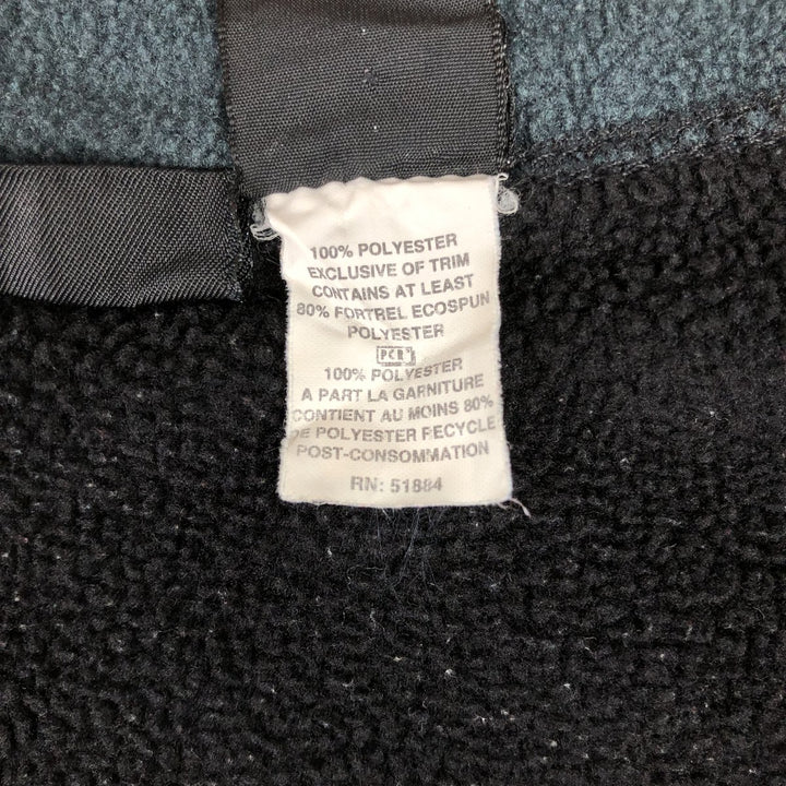 ~2000'S Patagonia SYNCHILLA Fleece Vest, Made in USA, Men's Size M (approx.) polyester black type Vintage Second Hand