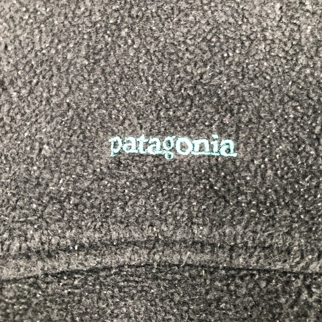 ~2000'S Patagonia SYNCHILLA Fleece Vest, Made in USA, Men's Size M (approx.) polyester black type Vintage Second Hand