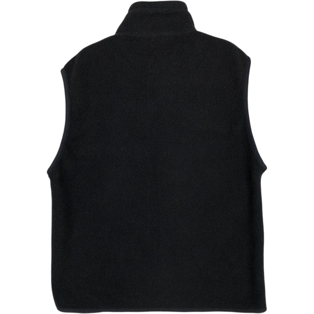 ~2000'S Patagonia fleece vest, made in USA, men's size S (approx.) polyester black type Vintage Second Hand