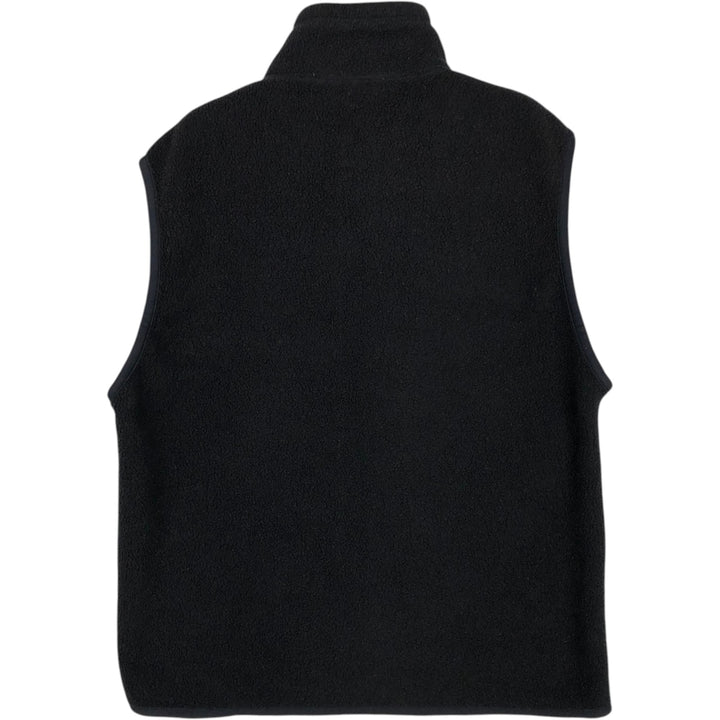 ~2000'S Patagonia fleece vest, made in USA, men's size S (approx.) polyester black type Vintage Second Hand