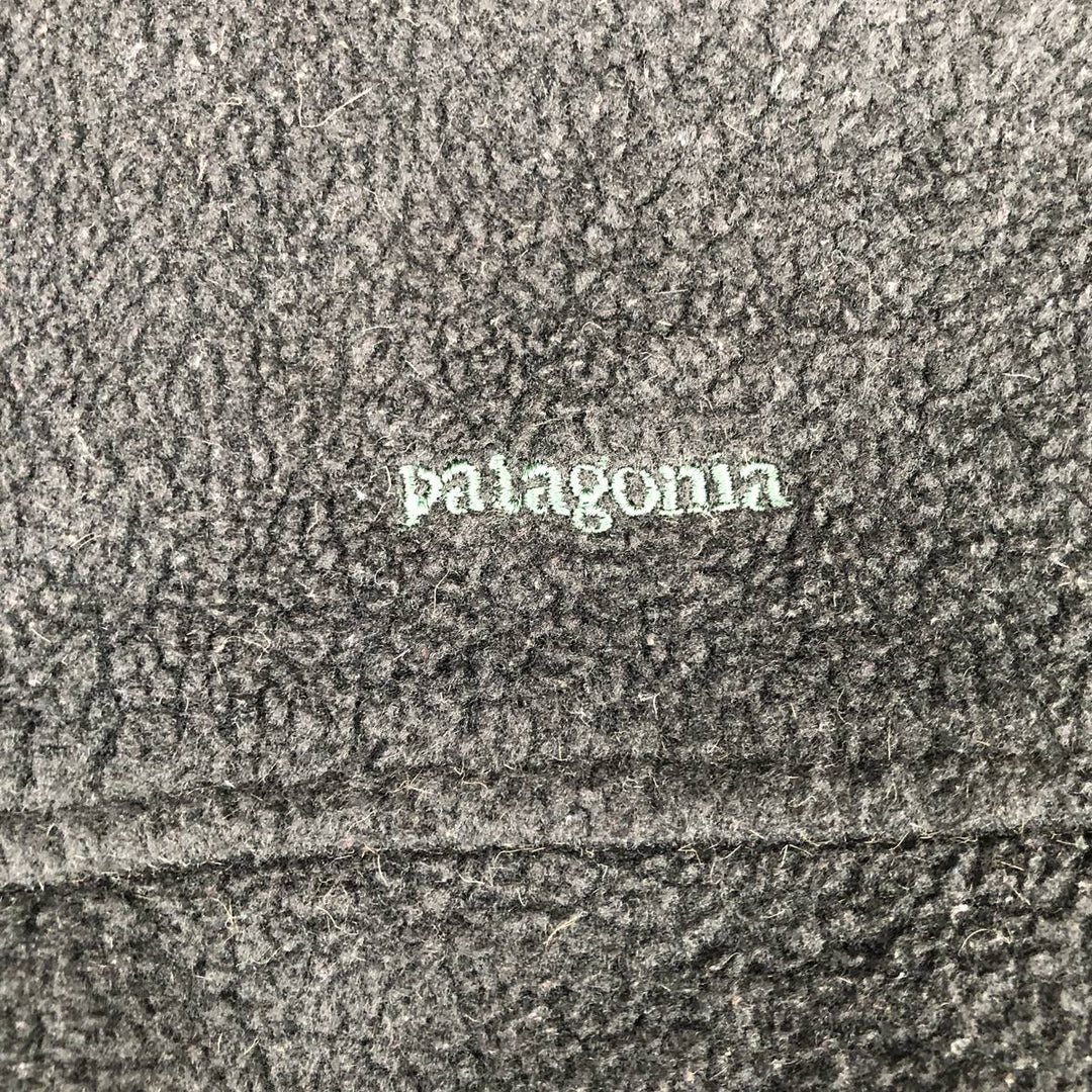 ~2000'S Patagonia fleece vest, made in USA, men's size S (approx.) polyester black type Vintage Second Hand
