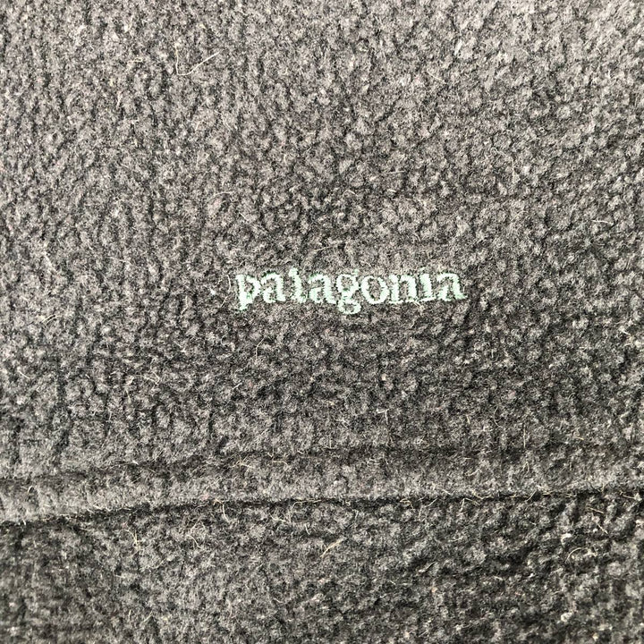 ~2000'S Patagonia fleece vest, made in USA, men's size S (approx.) polyester black type Vintage Second Hand