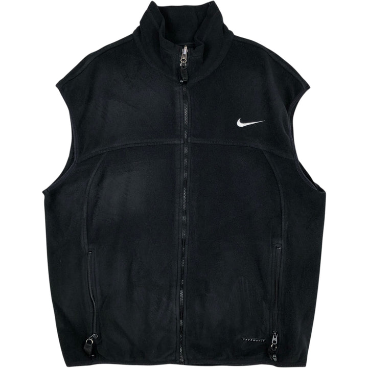 90'S Nike ACG Thermal Layer 2 Fleece Vest, Men's Size XL (approx.), Vintage polyester black type Vintage Second Hand
