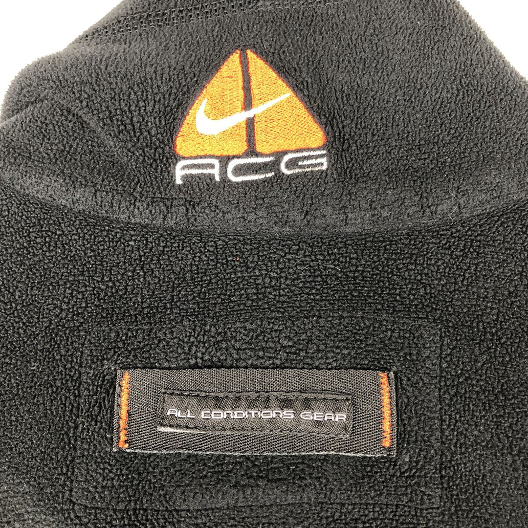 90'S Nike ACG Thermal Layer 2 Fleece Vest, Men's Size XL (approx.), Vintage polyester black type Vintage Second Hand