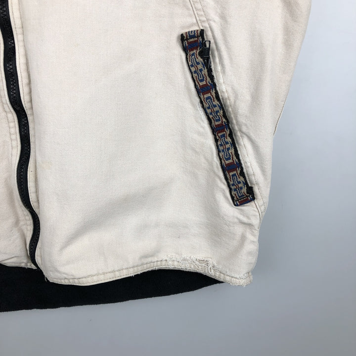 Vintage 1990'S KAVU Duck Vest, Made in USA, Men's Size L cotton Beige type Vintage Second Hand