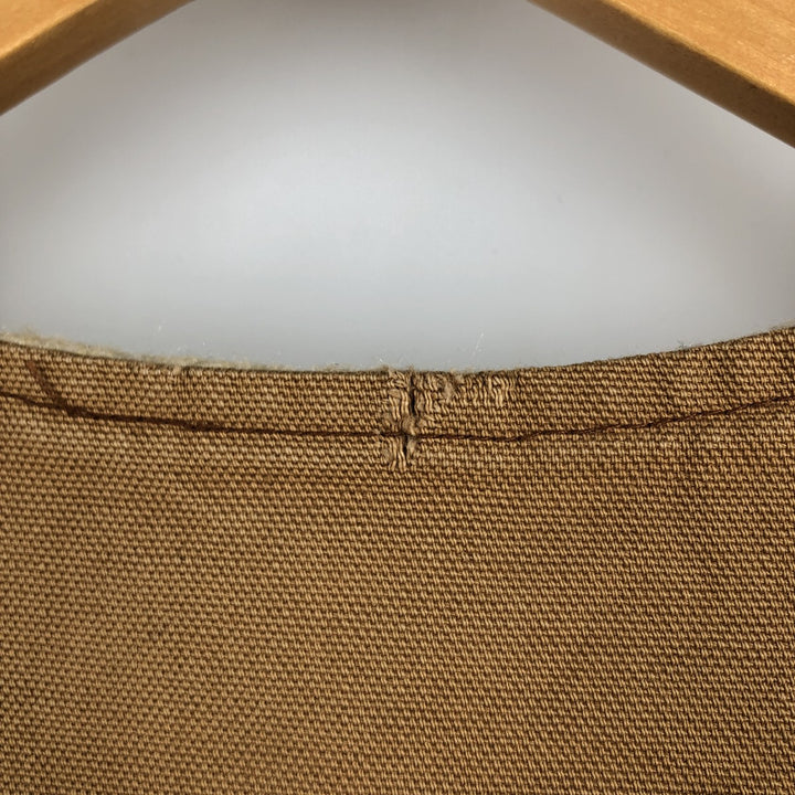 80s-90'S Walls Blizzard-Pruf Duck Vest, Made in USA, Men's XL equivalent, Vintage cotton brown type Vintage Second Hand
