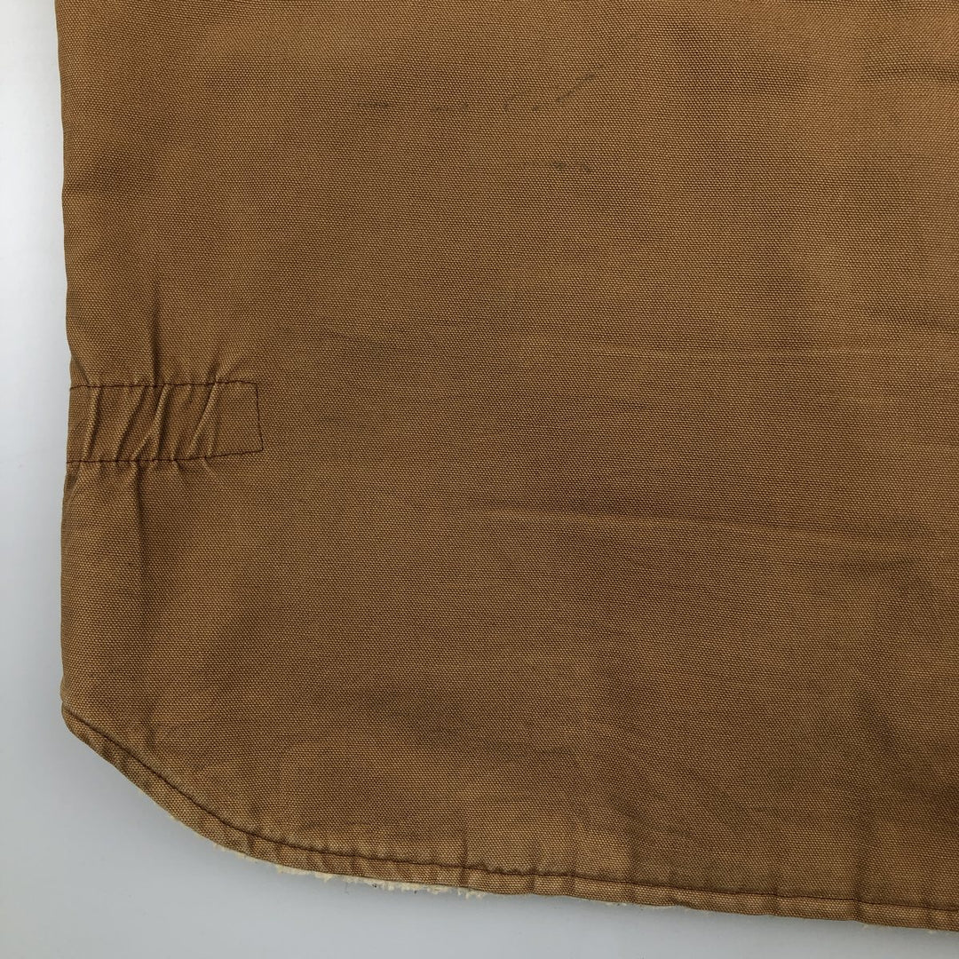 80s-90'S Walls Blizzard-Pruf Duck Vest, Made in USA, Men's XL equivalent, Vintage cotton brown type Vintage Second Hand