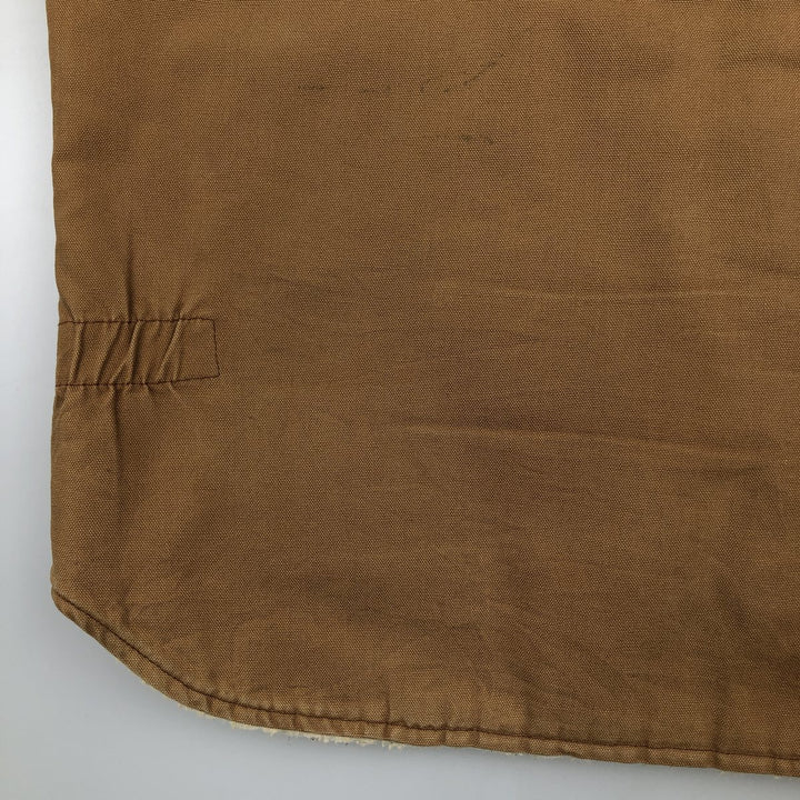 80s-90'S Walls Blizzard-Pruf Duck Vest, Made in USA, Men's XL equivalent, Vintage cotton brown type Vintage Second Hand