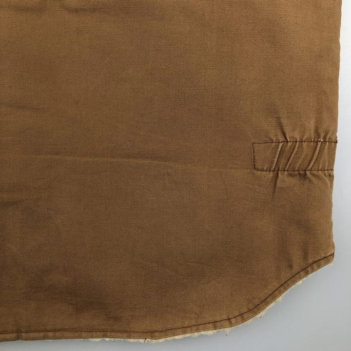 80s-90'S Walls Blizzard-Pruf Duck Vest, Made in USA, Men's XL equivalent, Vintage cotton brown type Vintage Second Hand