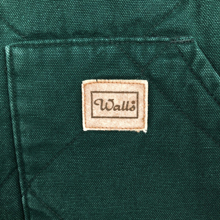 90'S Walls padded duck vest, made in USA, men's size XL equivalent, vintage. cotton green type Vintage Second Hand