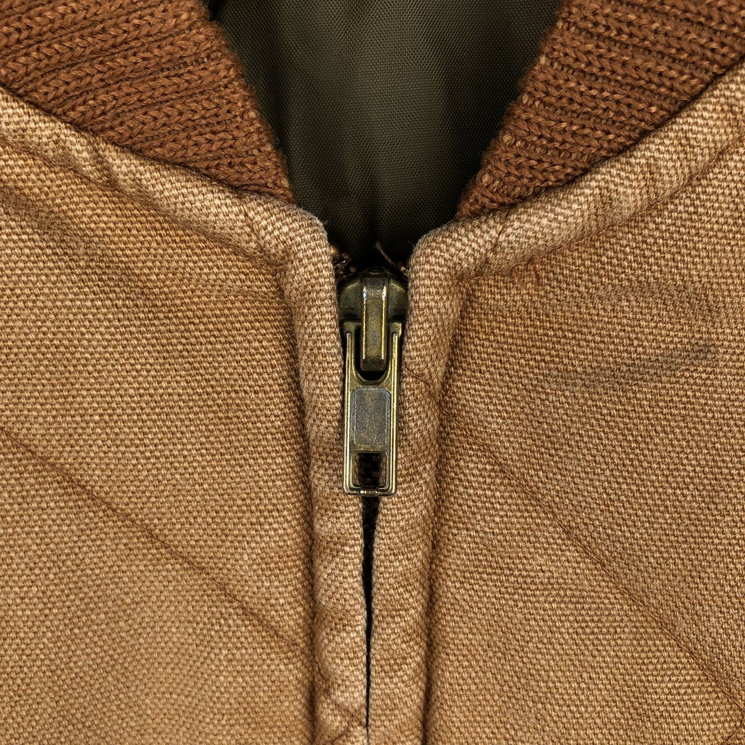 Duxbak Padded Duck Vest, Made in USA, Men's Size M cotton brown type Vintage Second Hand