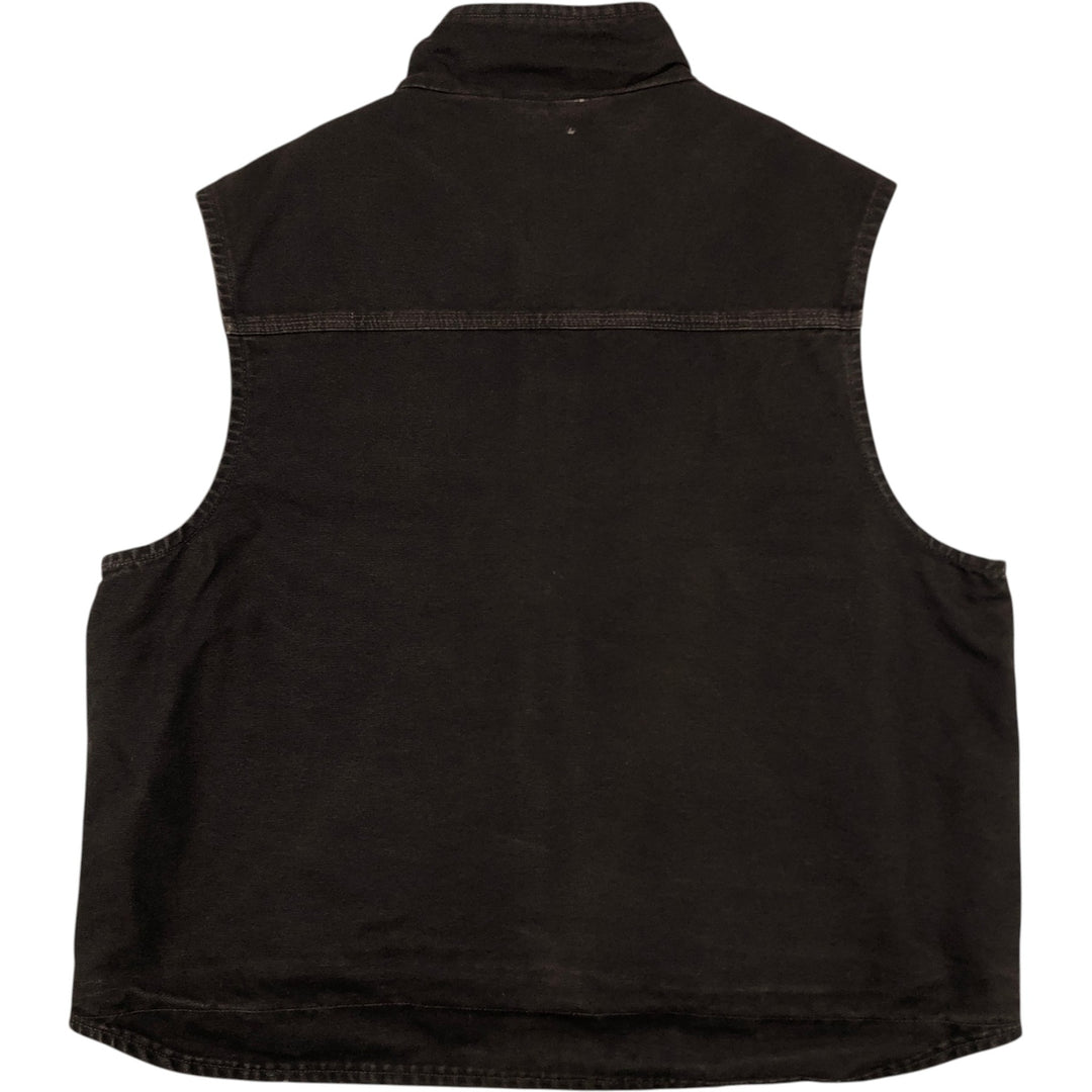 Carhartt Duck Vest Men's XXL cotton brown type Vintage Second Hand