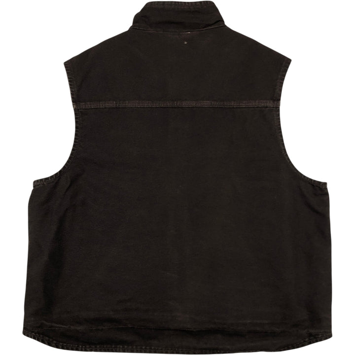 Carhartt Duck Vest Men's XXL cotton brown type Vintage Second Hand