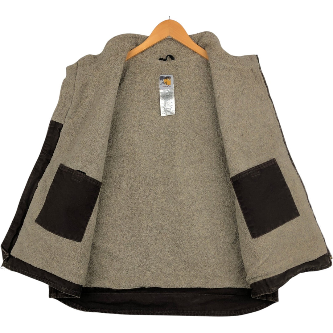 Carhartt Duck Vest Men's XXL cotton brown type Vintage Second Hand