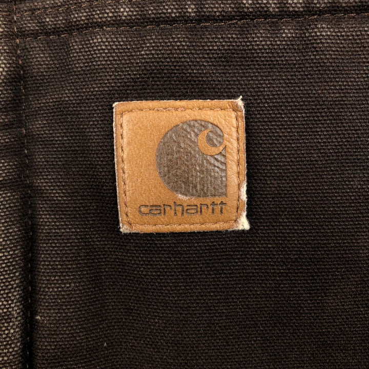 Carhartt Duck Vest Men's XXL cotton brown type Vintage Second Hand