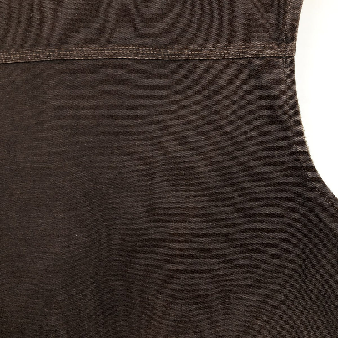 Carhartt Duck Vest Men's XXL cotton brown type Vintage Second Hand