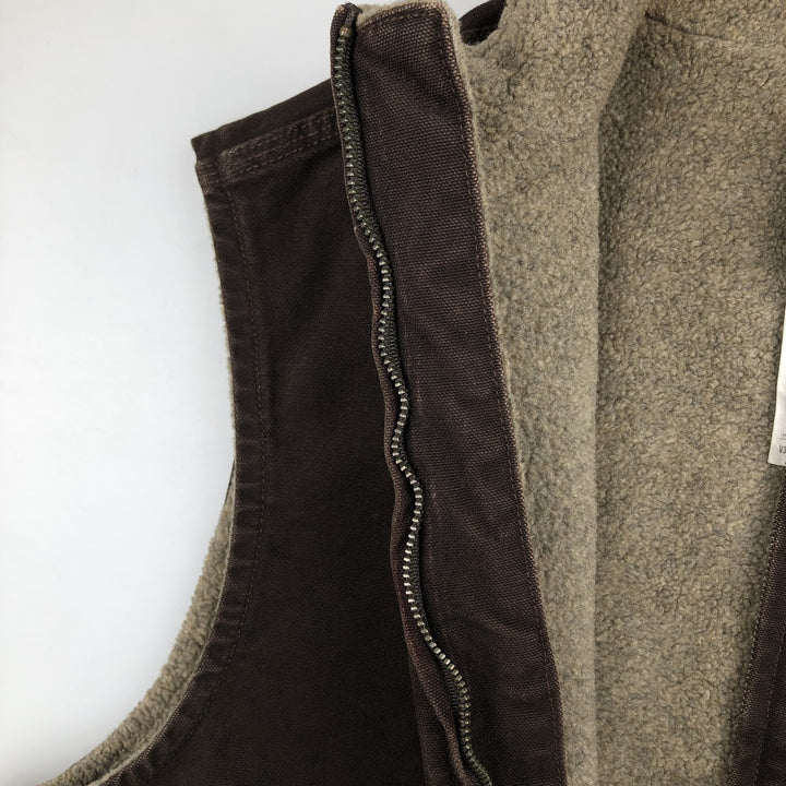Carhartt Duck Vest Men's XXL cotton brown type Vintage Second Hand