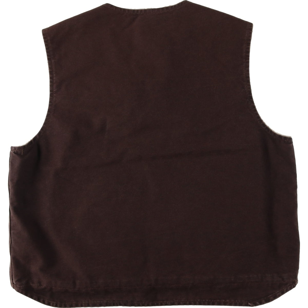Carhartt Duck Vest Men's XXL cotton brown type Vintage Second Hand