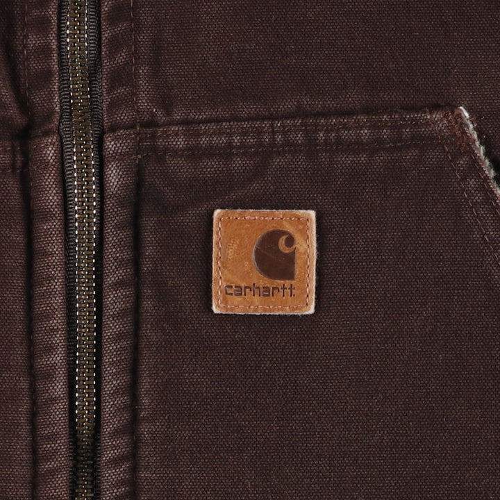 Carhartt Duck Vest Men's XXL cotton brown type Vintage Second Hand
