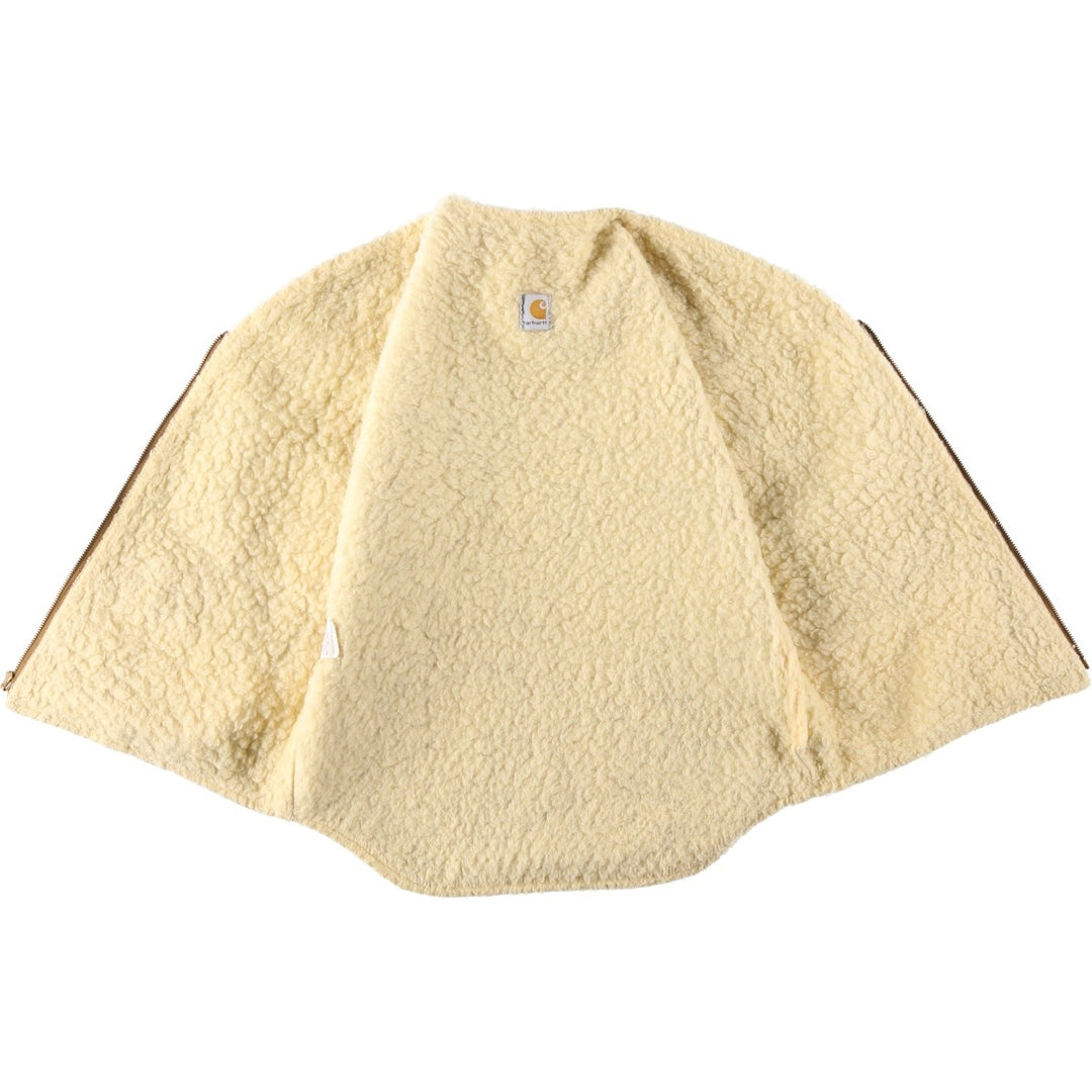 Vintage 1980'S Carhartt 6SV Duck Vest, Made in USA, Men's Size Medium cotton Beige type Vintage Second Hand