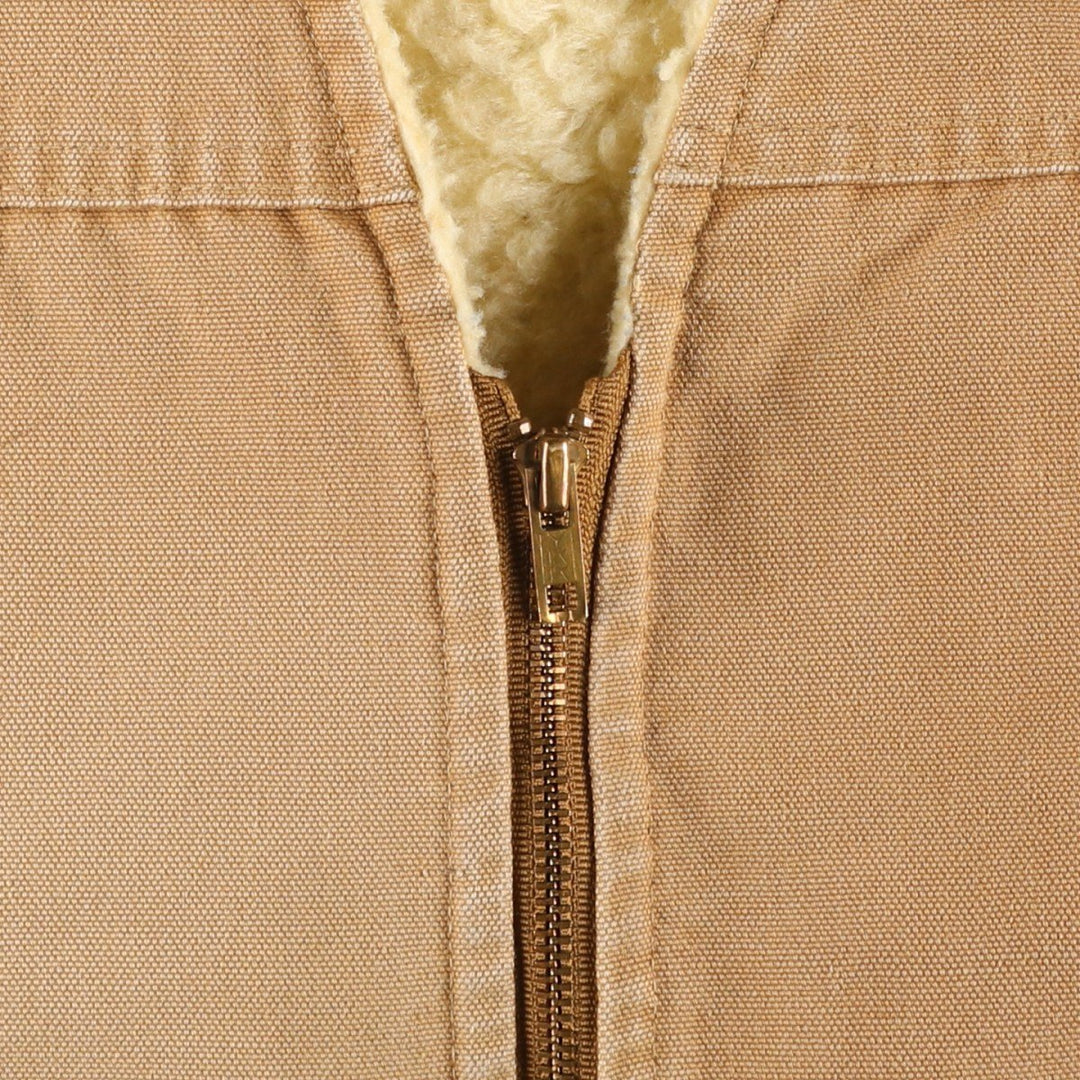 Vintage 1980'S Carhartt 6SV Duck Vest, Made in USA, Men's Size Medium cotton Beige type Vintage Second Hand