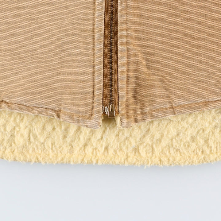 Vintage 1980'S Carhartt 6SV Duck Vest, Made in USA, Men's Size Medium cotton Beige type Vintage Second Hand