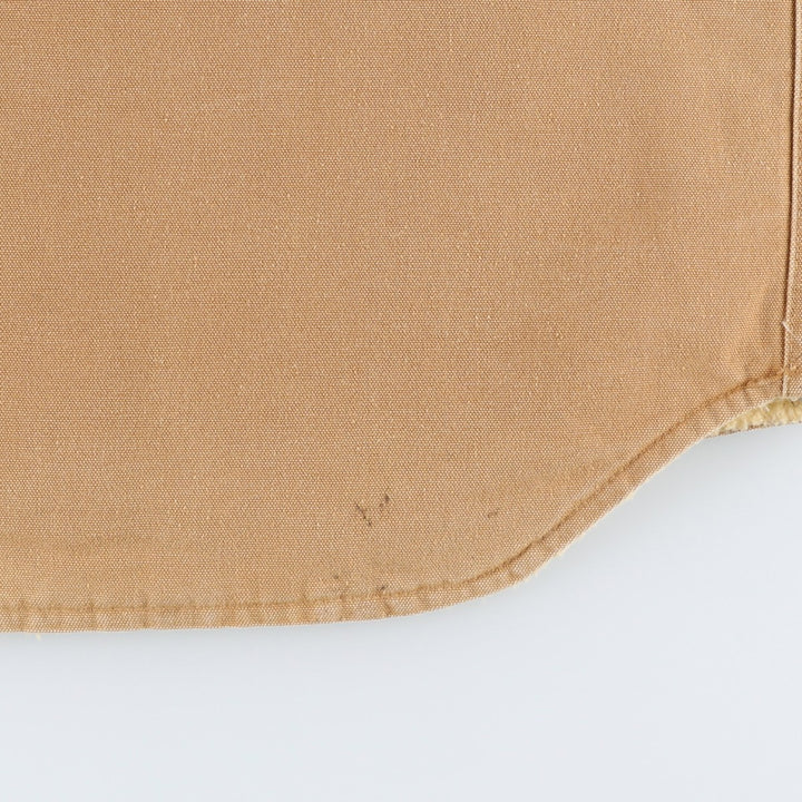 Vintage 1980'S Carhartt 6SV Duck Vest, Made in USA, Men's Size Medium cotton Beige type Vintage Second Hand