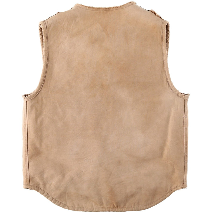 Carhartt Duck Vest, Men's Size M (approx.), Vintage unclear beige type brown Vintage Second Hand