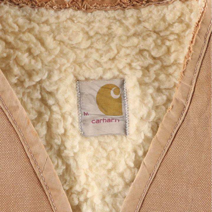 Carhartt Duck Vest, Men's Size M (approx.), Vintage unclear beige type brown Vintage Second Hand